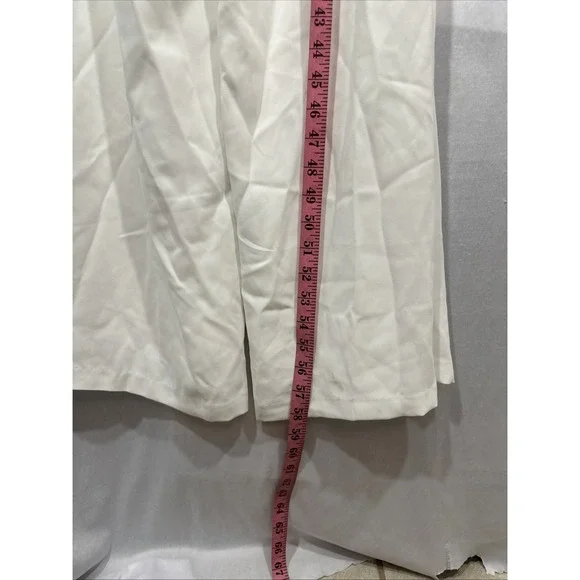 NEW $277 AMANDA UPRICHARD [ Medium ]‎ Yadira Strapless Jumpsuit White #J2030 - Picture 7 of 16